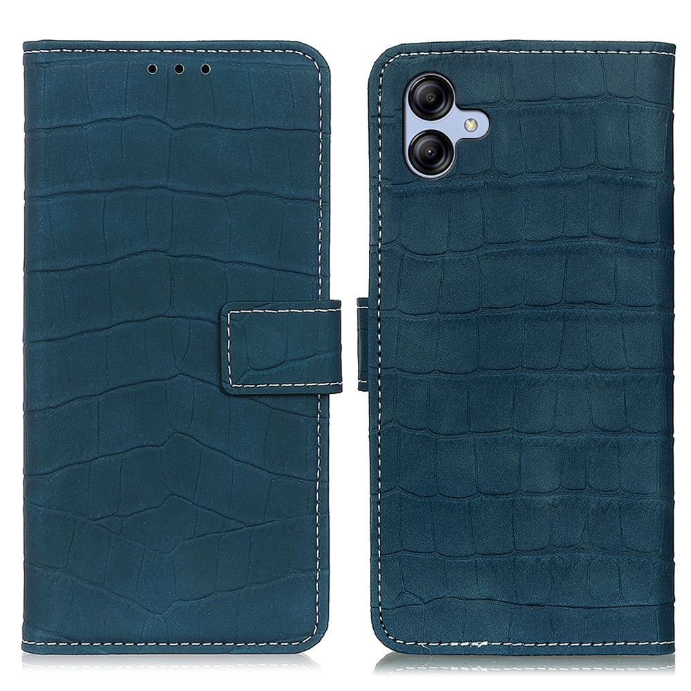 For Samsung Galaxy A05 4G Case Stand Crocodile Texture Leather Phone Wallet Cover For Samsung Galaxy A05 4G Case Stand Crocodile Texture Leather Phone Wallet Cover